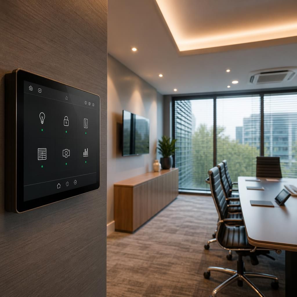 Commercial premises with coordinated smart electrical controls
