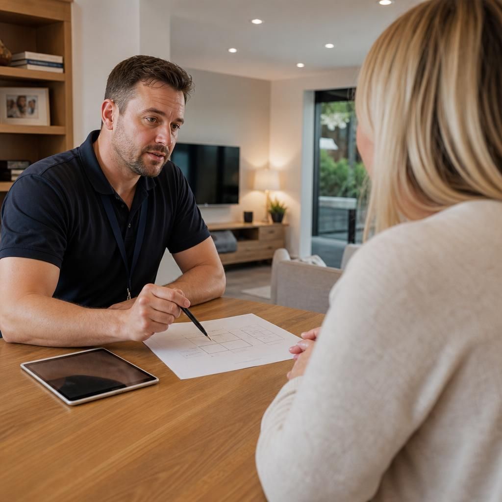 Smart-home installation quotation listing equipment, wiring and commissioning details